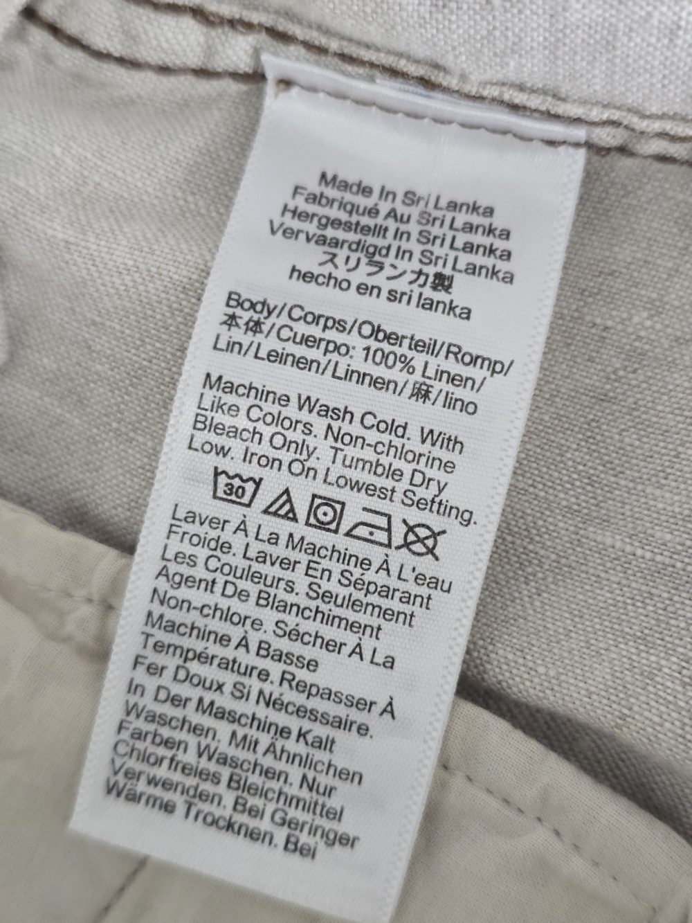 Madewell 100% Wide Leg Pants 6 Beige Cream Draped NWT - Picture 5 of 7